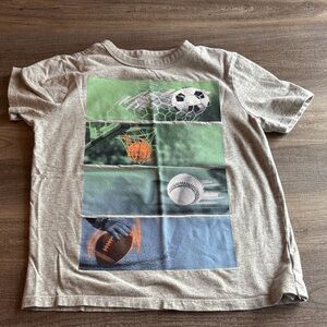 GAP Kids Sports Graphic Tee - Gray
